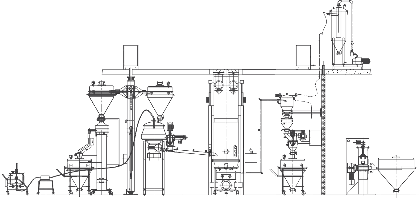 GRANULATION SUITES — VACUUM TRANSFER SYSTEM